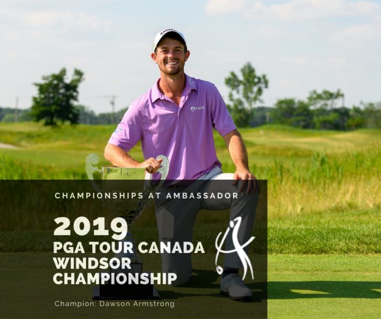 Dawson Armstrong, 2019 PGA Tour Canada, Windsor Championship, Champion